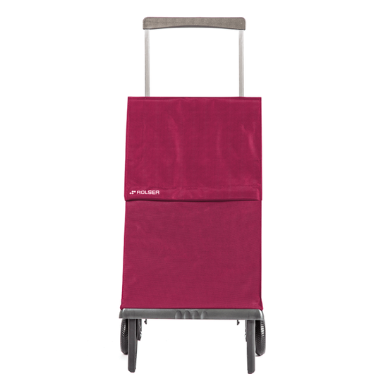 Hopfällbar shoppingvagn Rolser, Cerise