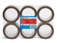 Packtejp STAPLES PP Acryl 50mmx66m brun x(6st).