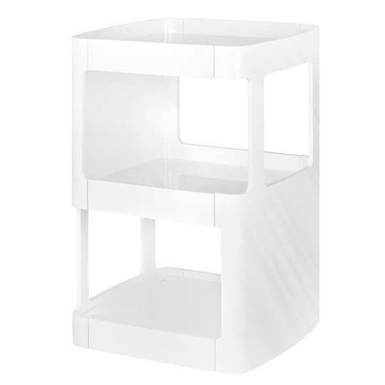 Bord i trä med 3 hyllplan - Unik design - Azzurro 993A