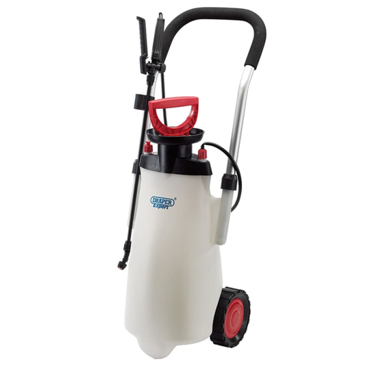 Draper Tools Expert Tryckspruta med vagn 15 L röd 82583