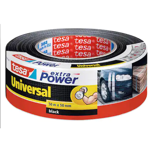 tesa® Vävtejp 50mmx50m Univer. Svart