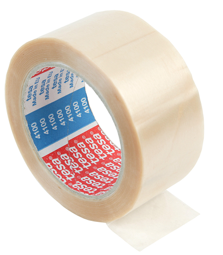 Packtejp Tesa 4100 50mmx66m, transparent, 6rl/fp