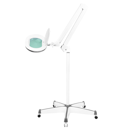 Lupplampa på vagn med hjul - Justerbar ljusstyrka - 6028 60 LED SMD 5D