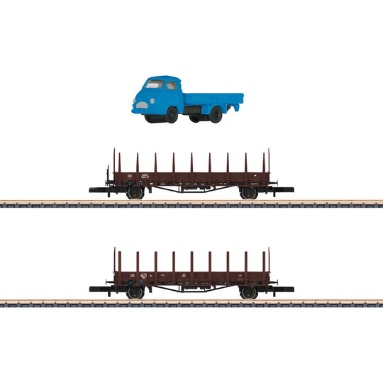Märklin 82132 Z 2-pack Stolpvagn från DB