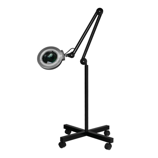 LUPA S4 Lupplampa inklusive vagn med hjul - Svart