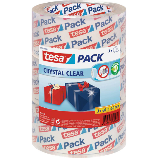 tesa ULTRA STRONG 57831-00000-01 Packtejp tesapack® Klar (L x B) 66 m x 50 mm 3 st
