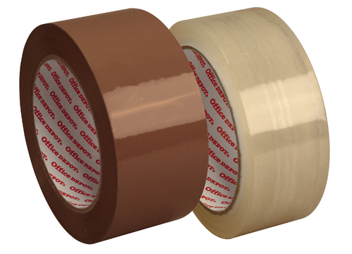 Packtejp PP 38mmx66m Brun, 6rl/fp