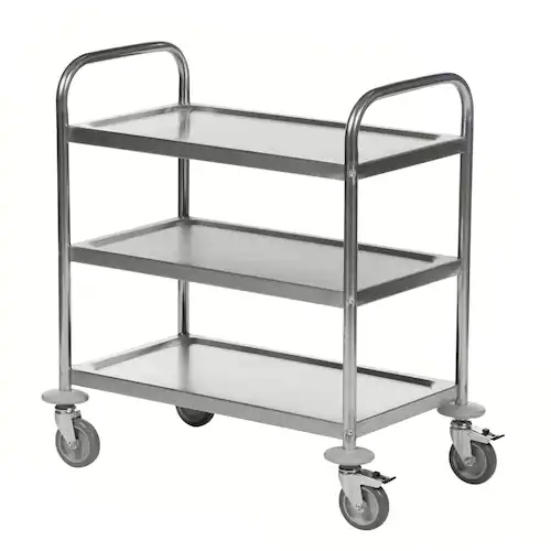 Rostfritt rullbord 3 plan