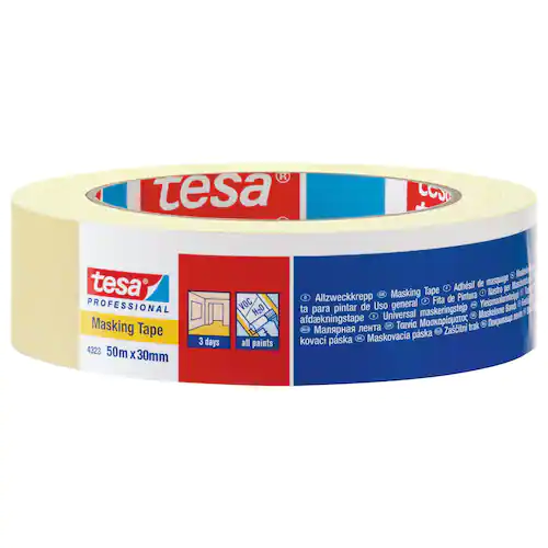 tesa® Maskeringstejp 4323 30mmx50m