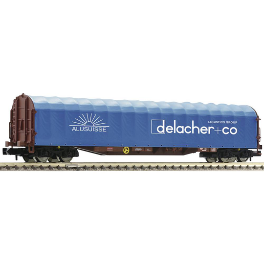 Fleischmann 837707 Godsvagn med skjutbar presenning, ÖBB