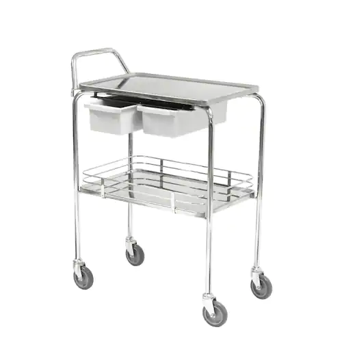 Sköterskevagn med lådor