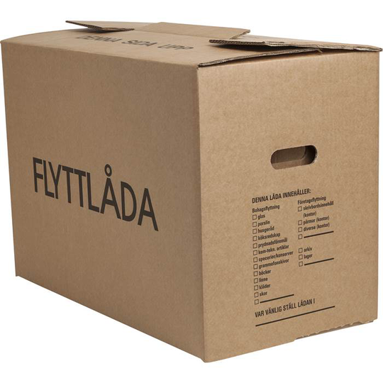 Flyttlåda dubbelwell 7 mm / 560x330x406 mm, 10st/fp