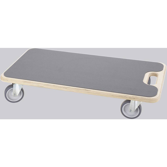 dörner + helmer 290714 Stabil Duo-Soft Transportvagn Last (max.): 200 kg 590 mm x 290 mm x 120 mm
