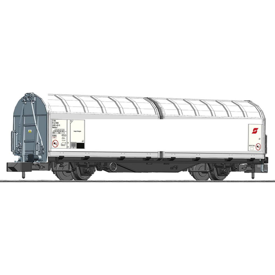 Fleischmann 826252 N godsvagn med SKJUTBAR sida från ÖBB
