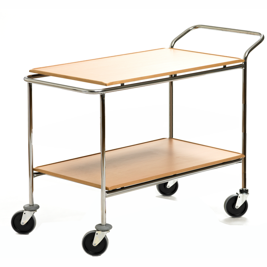 Serveringsvagn 2-plan laminat 95x55 cm