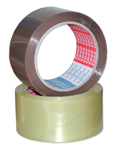 Packtejp Tesa 4100 50mmx66m, brun, 6rl/fp