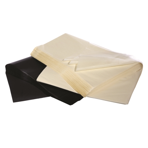 Silkespapper - Pk25 50x75cm svart